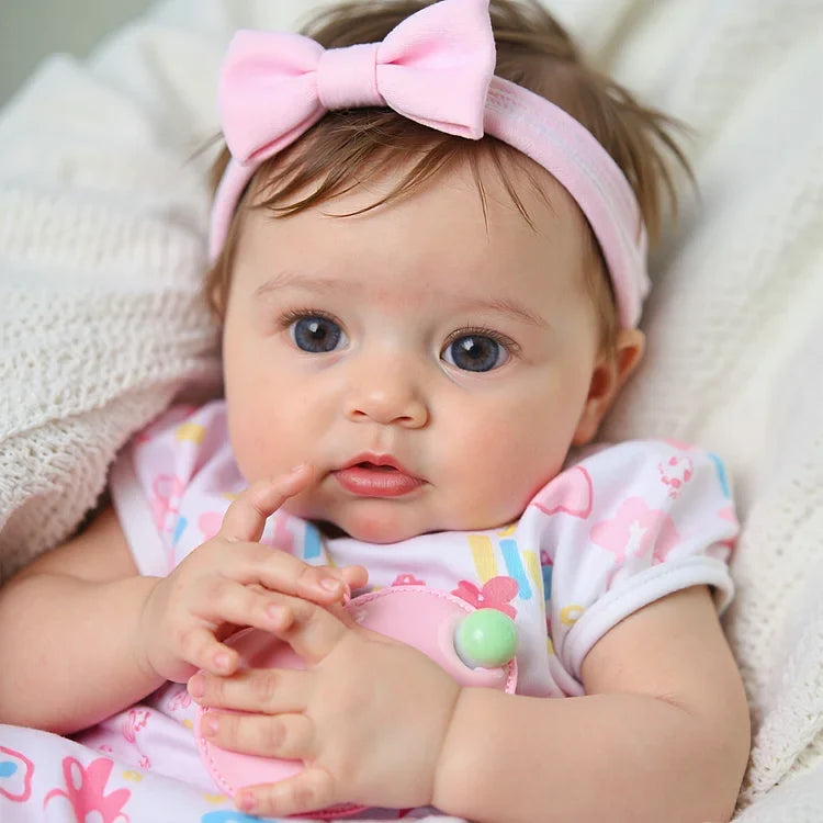 Muñeca Reborn Realista Lorena niña 44cm y 1.600kg + Pack Premium