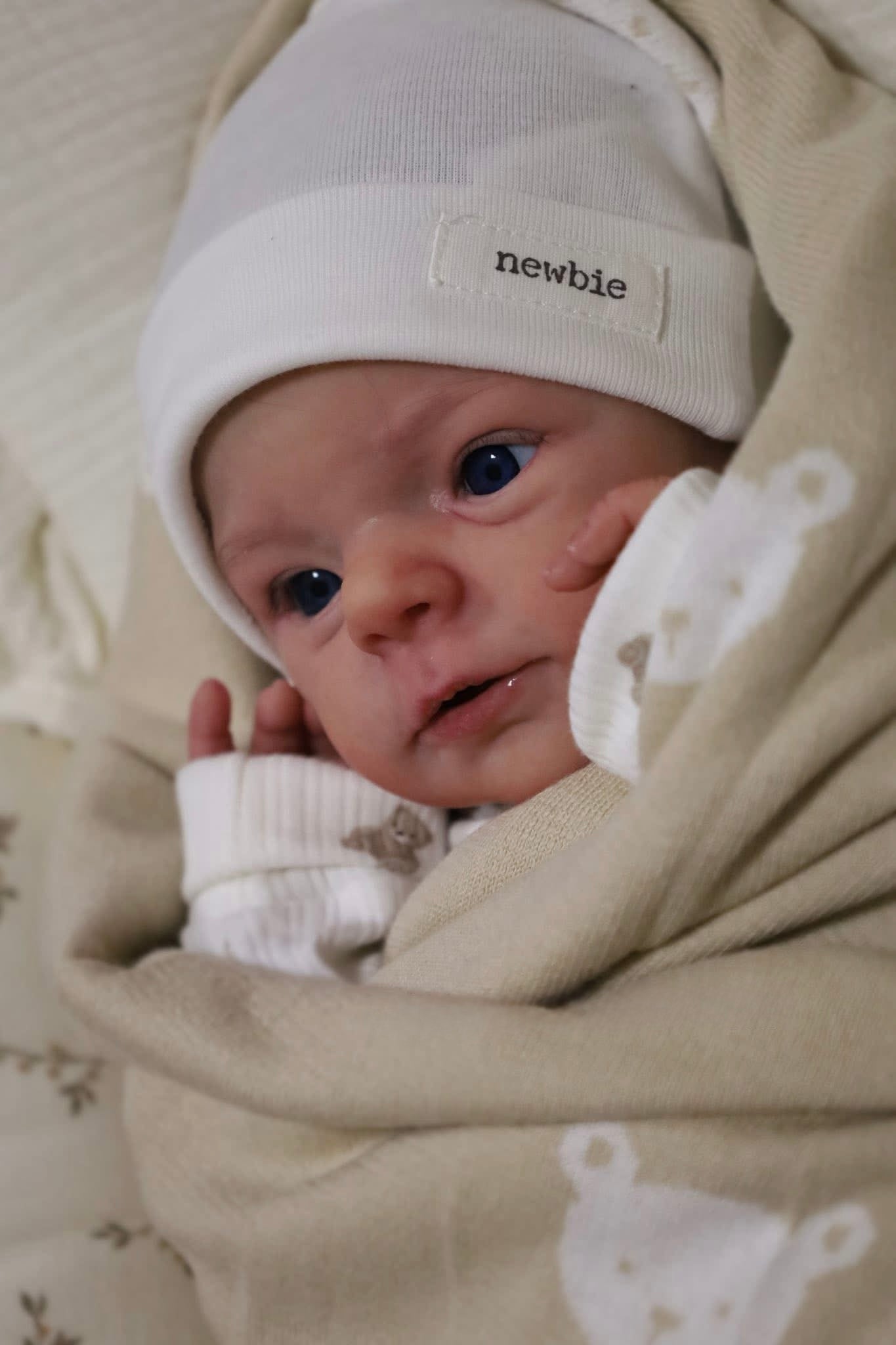 Muñeca Reborn Realista Liz niña 45cm y 1.700kg + Pack Premium